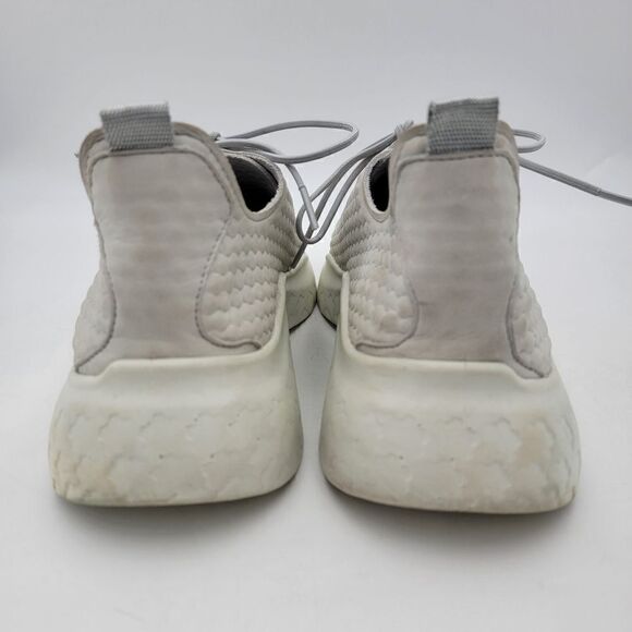 Ecco Therap Mens 12-12.5 Gray White Shoes Sneakers Athletic Walking Lace Up - Picture 9 of 14